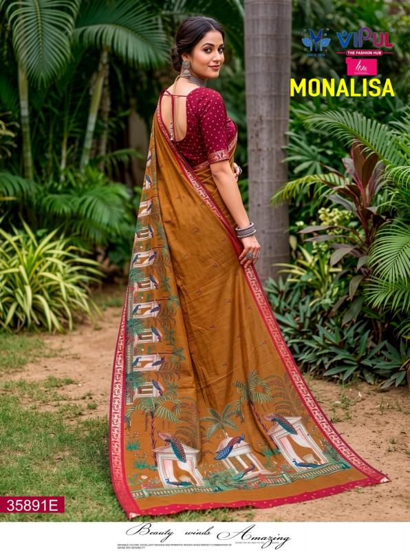 Vipul monalisa saree wholesale kapda market